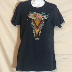 Ariat Steer Bull Skull T-shirt